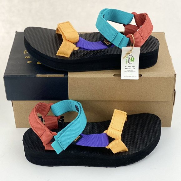 Teva Shoes - NEW Teva Midform Universal Multi Color Women's Sandals Straps Colorblock Strappy